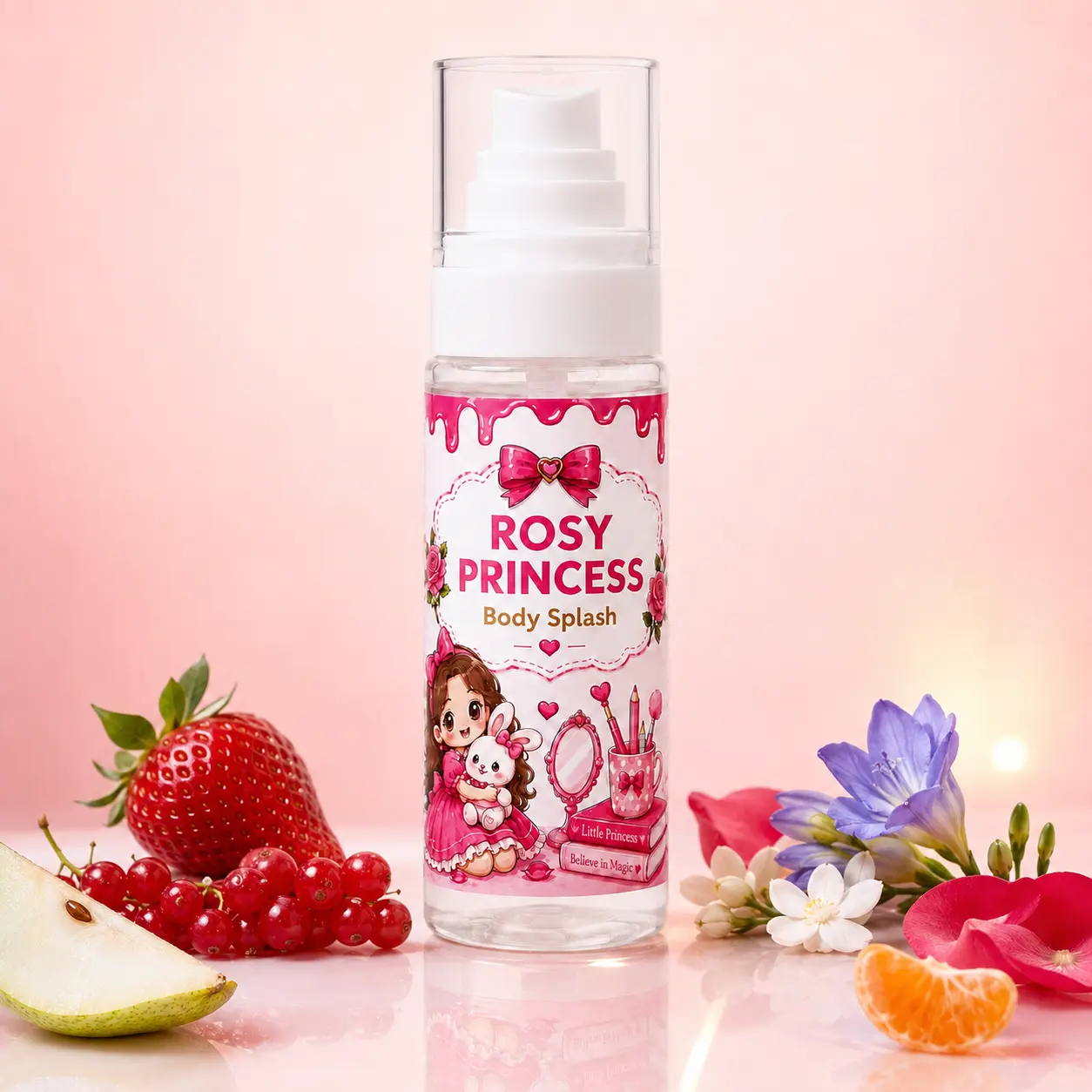 U SHINE Rosy Princess Body Splash - الصورة 3