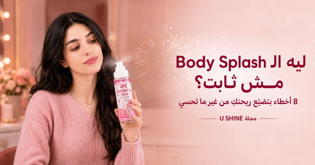ليه الـ Body Splash مش ثابت؟ 8 أخطاء تقلل ثبات الرائحة